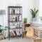 Costway 5 Tier Bookshelf Standing Storage Shelf Unit for Kitchen Living Room Office